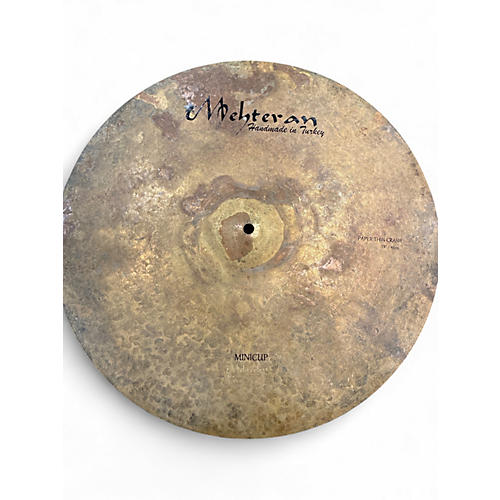 Used Mehteran 19in Mini Cup Paper Thin Crash Cymbal 39