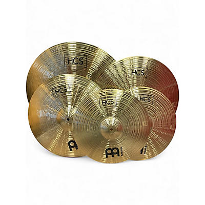 Used Meinl 14in HCS Cymbal Set Cymbal