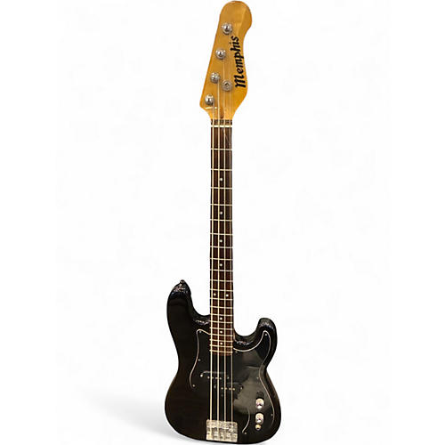 Used Memphis B20 Short Scale Black Electric Bass Guitar Black