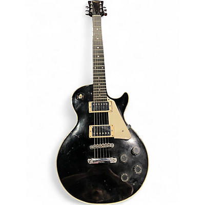 Used Memphis Les Paul Style Japan Black Solid Body Electric Guitar