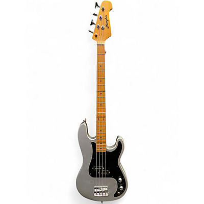 Used Memphis P Style Gray Electric Bass Guitar