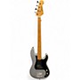 Used Memphis P Style Gray Electric Bass Guitar Gray