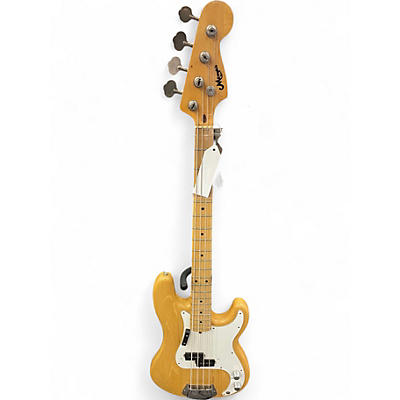 Used Memphis P bass Copy Natural Electric Bass Guitar