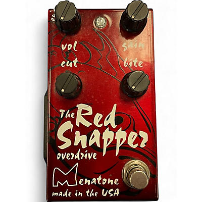 Used Menatone Red Snapper Overdrive Effect Pedal