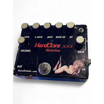Used Metal Pedals HardCore XXX Distortion Effect Pedal