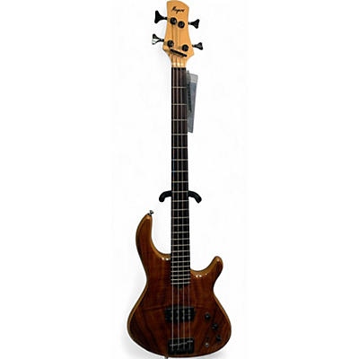 Used Meyers TBM4 CUSTOM KOA Electric Bass Guitar
