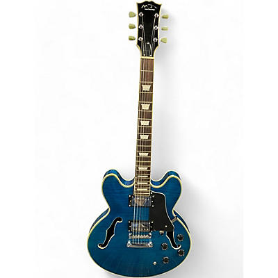 Michael Dolsey Used Michael Dolsey DOUBLECUT HOLLWBODY BLUE FLAME Hollow Body Electric Guitar