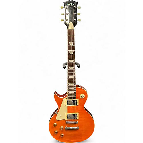 Used Michael Dolsey LPMD Trans Orange Solid Body Electric Guitar Trans Orange