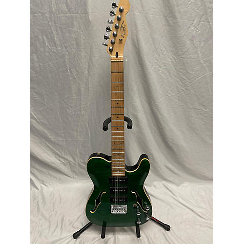 Michael Dolsey Used Michael Dolsey THINLINE TELECASTER 3 P-90S GREEN Hollow Body Electric Guitar Green