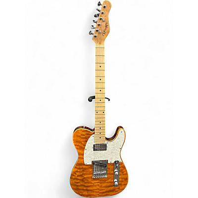 Used Michael Kelly 1950 Series 1957 SAMMZO Trans Amber Solid Body Electric Guitar