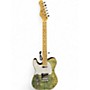 Used Michael Kelly 1953 LEFT HANDED Trans Green Solid Body Electric Guitar Trans Green