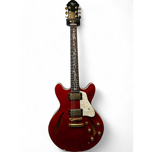 Michael Kelly Used Michael Kelly 335 style Cherry Hollow Body Electric Guitar Cherry