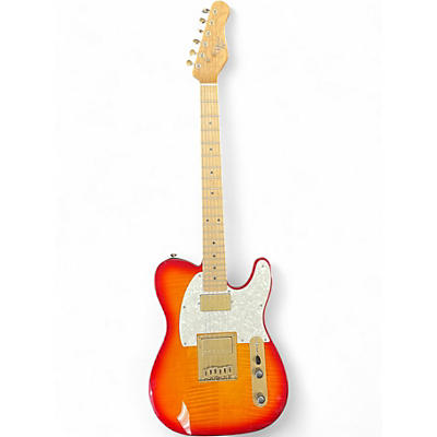 Used Michael Kelly 53DB 3 Color Sunburst Solid Body Electric Guitar