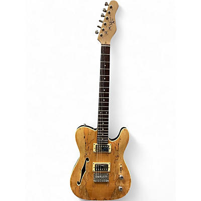 Used Michael Kelly 58 Thinline Spalted Maple Hollow Body Electric Guitar