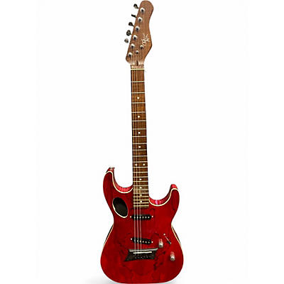Used Michael Kelly 59 THINLINE Candy Apple Red Hollow Body Electric Guitar
