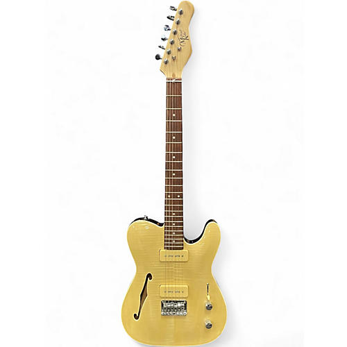 Used Michael Kelly 59 THINLINE TELE Natural Hollow Body Electric Guitar Natural