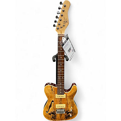 Used Michael Kelly 59 Thinline Natural Hollow Body Electric Guitar