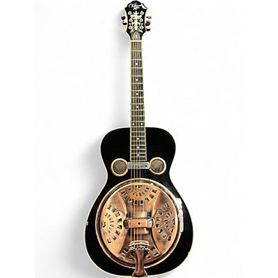 Used Michael Kelly Bayou Black Resonator Guitar
