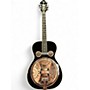 Used Michael Kelly Bayou Black Resonator Guitar Black
