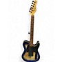 Used Michael Kelly Burl 50 Ultra Burl Blue Solid Body Electric Guitar Burl Blue