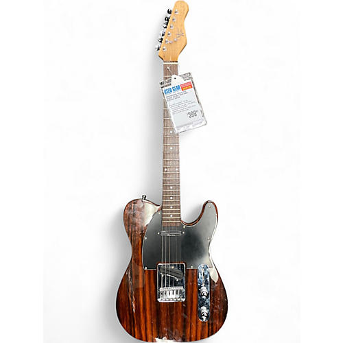 Used Michael Kelly CC50 DELUXE Walnut Solid Body Electric Guitar Walnut