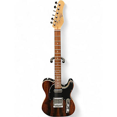 Used Michael Kelly CC55EB CUSTOM TELE Striped Ebony Solid Body Electric Guitar