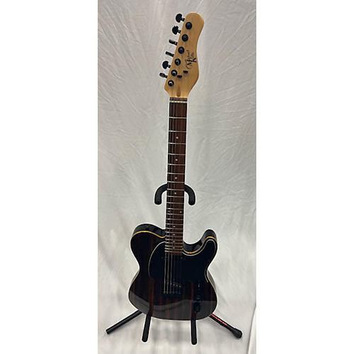 Michael Kelly Used Michael Kelly Custom Collection '50s Striped Ebony Solid Body Electric Guitar Striped Ebony