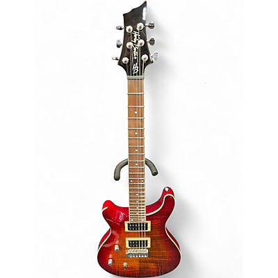 Used Michael Kelly Custom Collection Patriot Tri-Burst Fade Hollow Body Electric Guitar