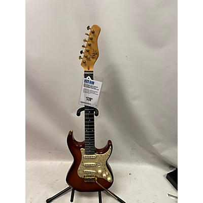 Michael Kelly Used Michael Kelly Custom Collection Strat Style 2 Tone Sunburst Solid Body Electric Guitar