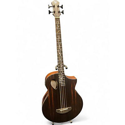 Used Michael Kelly DRAGONFLY MKD4S MASACAR EBONY Ebony Acoustic Bass Guitar