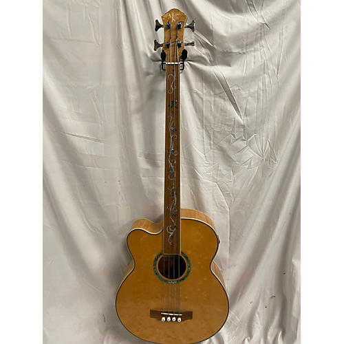 Michael Kelly Used Michael Kelly Dragonfly 4FL LHN Acoustic Bass Guitar Natural