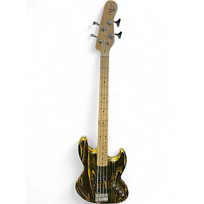 Used Michael Kelly ELEMENT 4OP OPEN PORE YELLOW Electric Bass Guitar