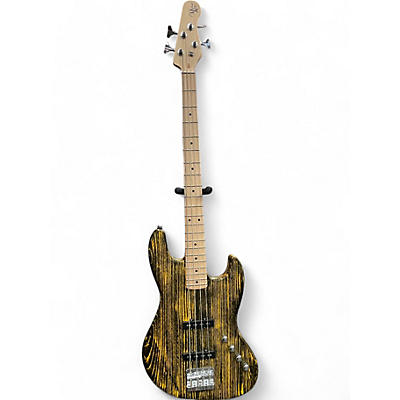 Michael Kelly Used Michael Kelly Element 4 OP Jazz Yellow Electric Bass Guitar