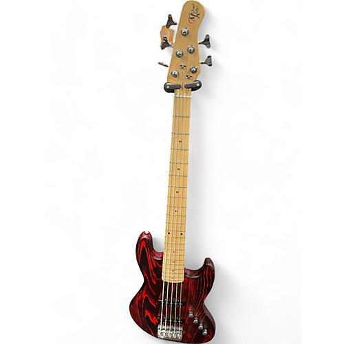 Michael Kelly Used Michael Kelly Element 5OP TRANSPARENT RED Electric Bass Guitar TRANSPARENT RED