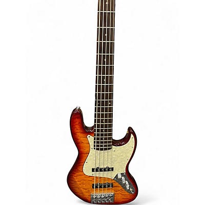Used Michael Kelly Element 5Q 3 Color Sunburst Electric Bass Guitar