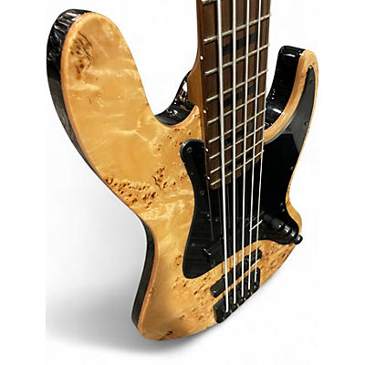 Used Michael Kelly Element 5R Burl Electric Bass Guitar