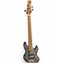 Used Michael Kelly Element Black and White Electric Bass Guitar Black and White