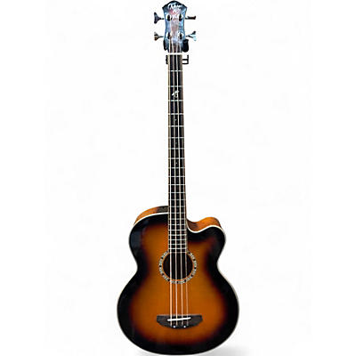 Used Michael Kelly Firefly Sunburst Acoustic Bass Guitar