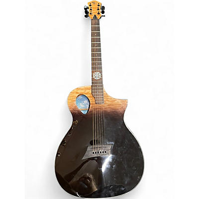 Used Michael Kelly Forte Port X Partial Eclipse Acoustic Electric Guitar