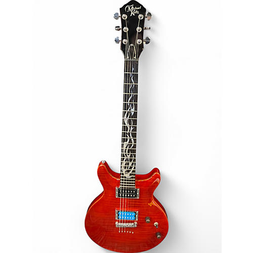 ギター Michael Kelly 1962 Flame Transparent Red Michael Kelly 1962 Flame Electric Guitar Overview - YouTube