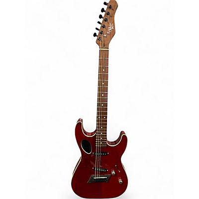 Used Michael Kelly Hybrid 60 Port Red Acoustic Electric Guitar