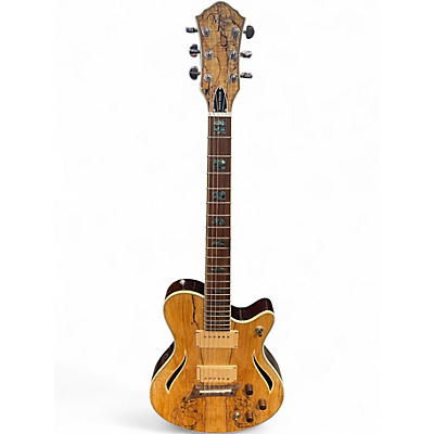 Used Michael Kelly Hybrid Special Brown Hollow Body Electric Guitar