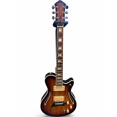 Used Michael Kelly Hybrid Special SUNBURST Hollow Body Electric Guitar
