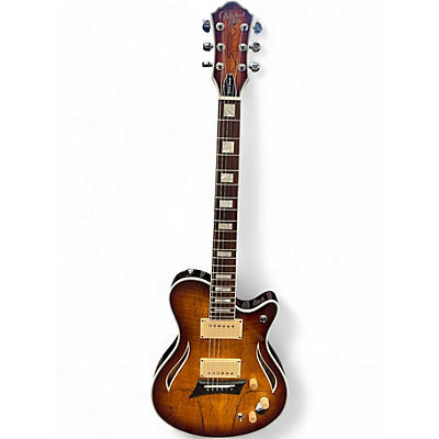 Used Michael Kelly Hybrid Special Spalted Maple Burst Hollow Body Electric Guitar