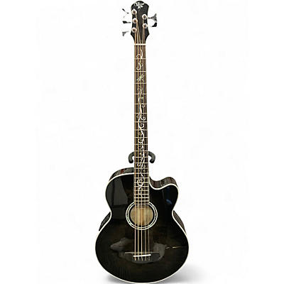 Used Michael Kelly MKD5SSBSFR Trans Black Acoustic Bass Guitar