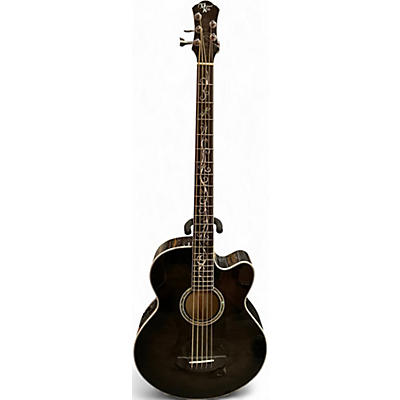 Used Michael Kelly MKDF5 5 String Dragonfly Acoustic Electric Black Acoustic Bass Guitar