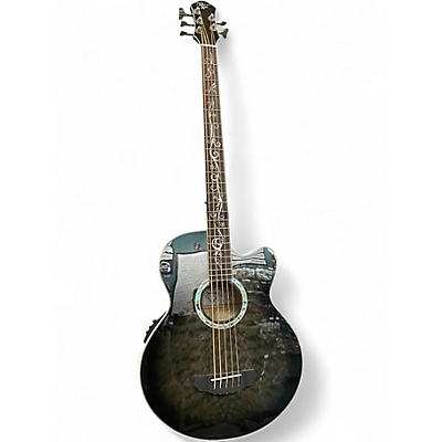 Used Michael Kelly MKDF5 5 String Dragonfly Acoustic Electric Smoke Burst Acoustic Bass Guitar
