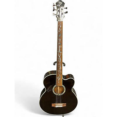 Used Michael Kelly MKDF5FL Dragonfly 5 String Brown Acoustic Bass Guitar