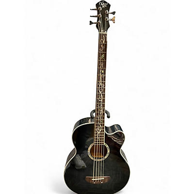 Used Michael Kelly MKDF5FL Dragonfly 5 String SMOKE BLUE BURST Acoustic Bass Guitar