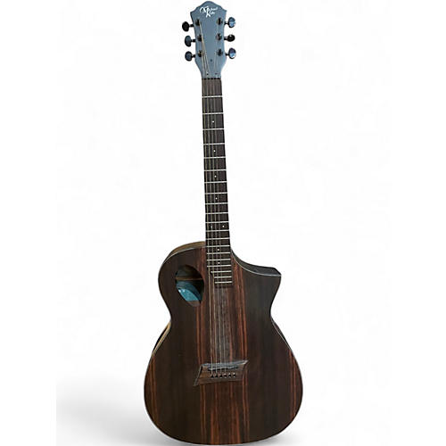 Used Michael Kelly MKFEJE Java Ebony Acoustic Electric Guitar Java Ebony